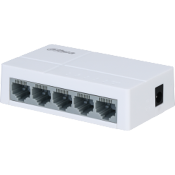 SWITCH DE ESCRITORIO BASICO PLASTICO BLANCO 10/100 DAHUA CAPA 2