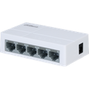 SWITCH DE ESCRITORIO BASICO PLASTICO BLANCO 10/100 DAHUA CAPA 2