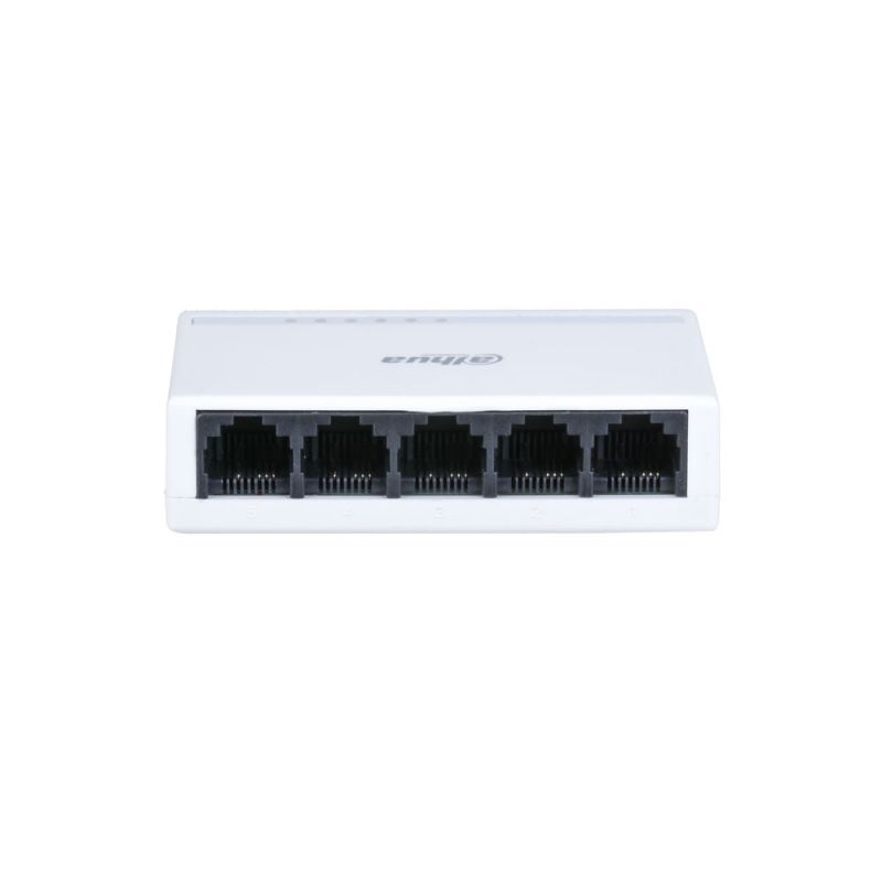 SWITCH DE ESCRITORIO BASICO PLASTICO BLANCO 10/100 DAHUA CAPA 2