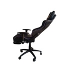 SILLA GAMER RECLINABLE ERGONOMICA NEGRA KITSUNE RGB RETROILUMINADA