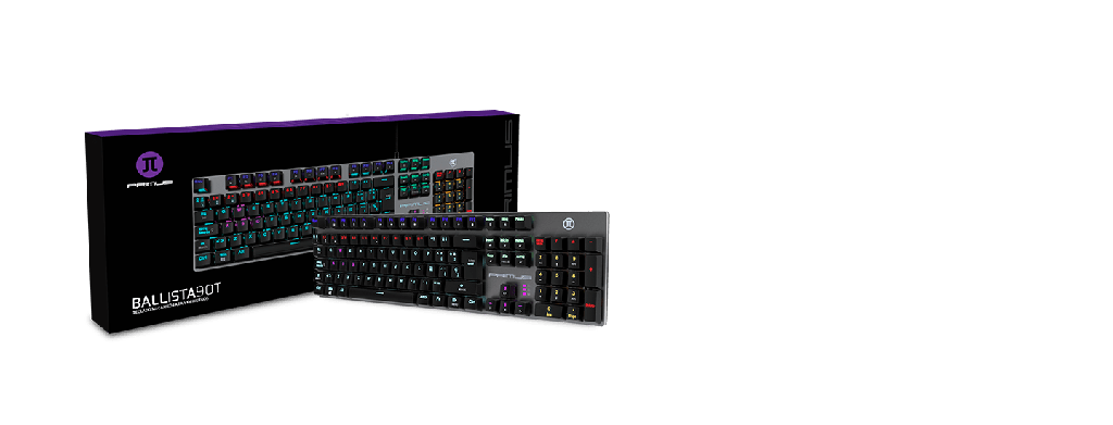 TECLADO MECANICO PRIMUS RGB INTERRUPTOR MECANICO MULTIMEDIA