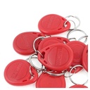 LLAVERO TAG ROJO APROXIMIDAD 125HZ RFID CONTROL DE ACCESO