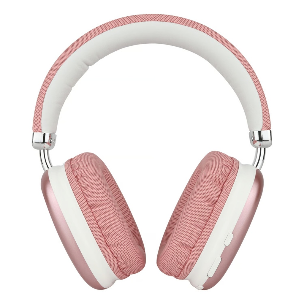 AUDIFONOS BLUETOOTH DEPORTES ROSADO TIPO C ABS+METAL CANCELACION DE RUIDO