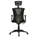 SILLA OFICINA MALLA NEGRA GIRATORIA ERGONOMICA ESCRITORIO PC SHANGHAI