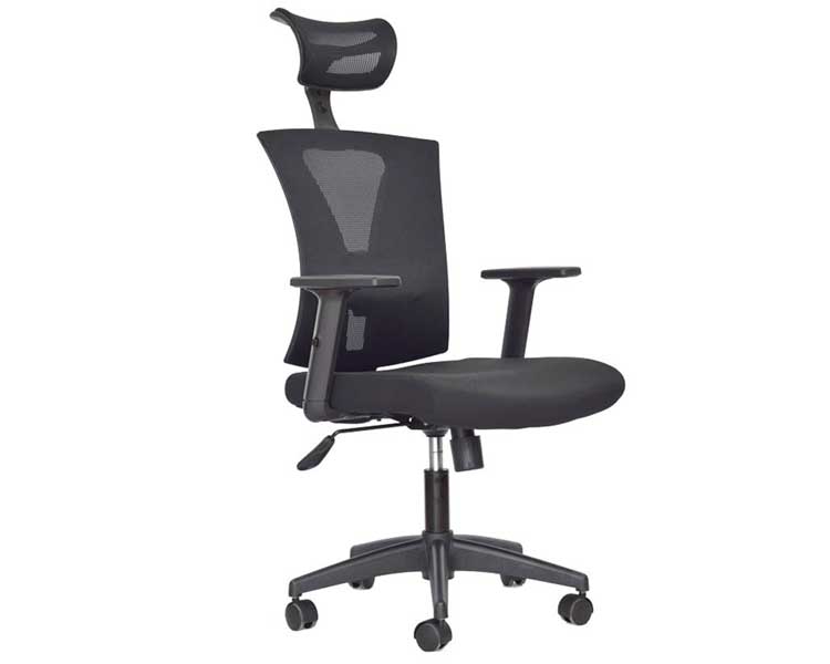 SILLA OFICINA MALLA NEGRA GIRATORIA ERGONOMICA ESCRITORIO PC SHANGHAI