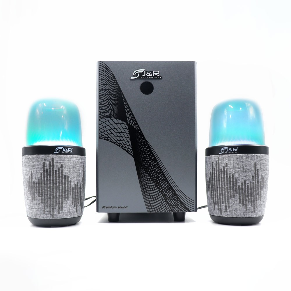 PARLANTE TEATRO EN CASA BLUETOOTH 2.1 49W PC LED RGB USB FM CONTROL REMOTO