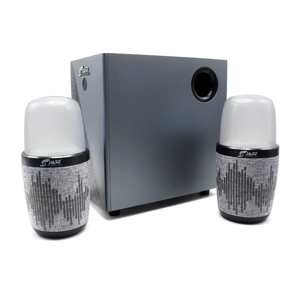 PARLANTE TEATRO EN CASA BLUETOOTH 2.1 49W PC LED RGB USB FM CONTROL REMOTO