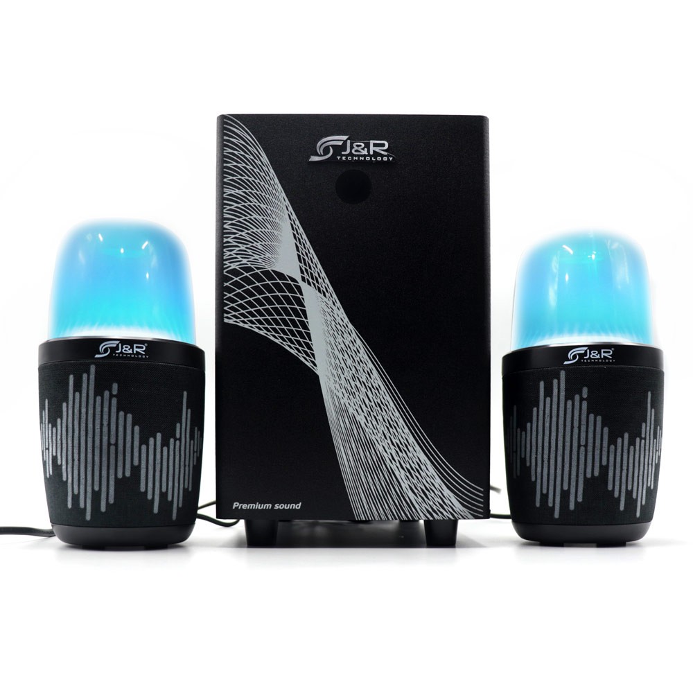 PARLANTE TEATRO EN CASA BLUETOOTH 2.1 49W PC LED RGB USB FM CONTROL REMOTO