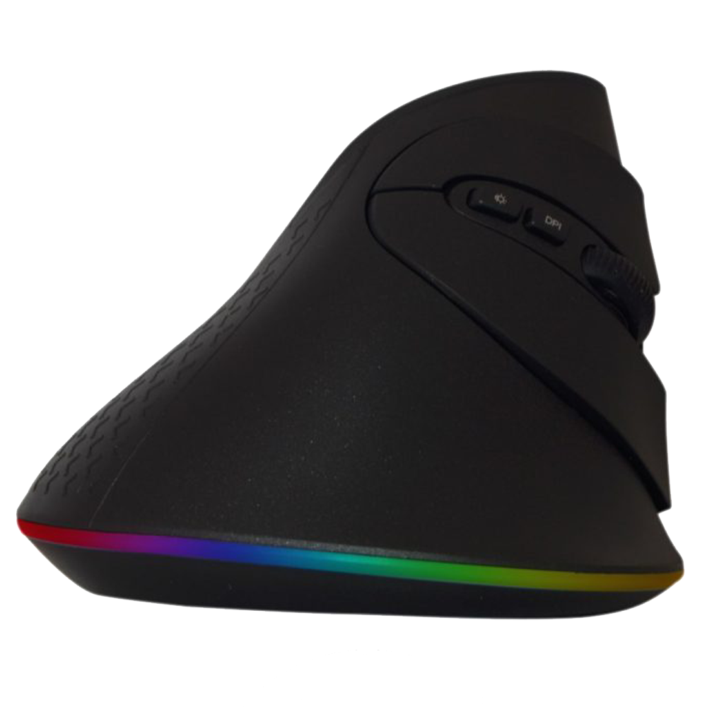 MOUSE VERTICAL USB RGB GAMER 7D SOFTWARE 7 BOTONES 7200DPI