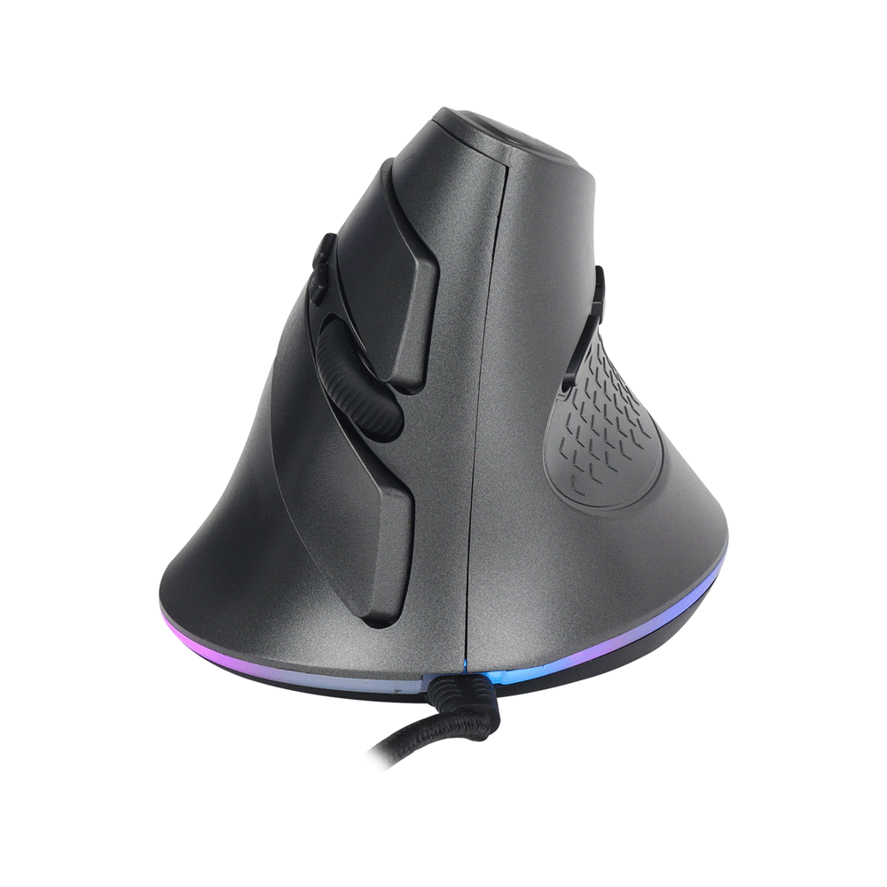 MOUSE VERTICAL USB RGB GAMER 7D SOFTWARE 7 BOTONES 7200DPI