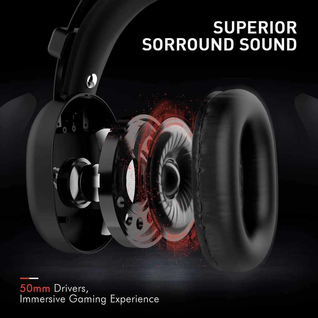 AUDIFONOS DIADEMA GAMER RGB ESTEREO MICROFONO HD USB Y 3.5MM CON ADAPTADOR 2 A 1