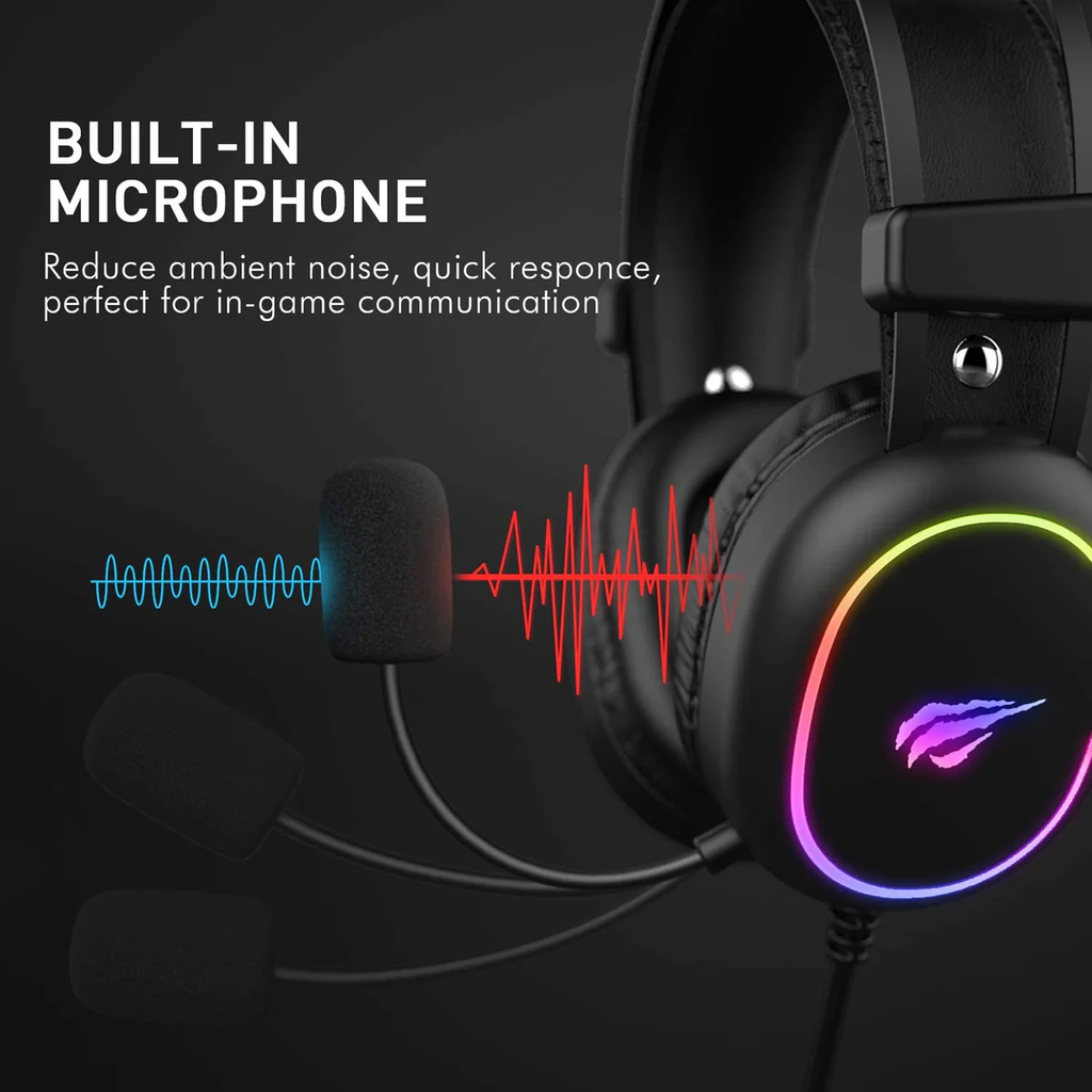 AUDIFONOS DIADEMA GAMER RGB ESTEREO MICROFONO HD USB Y 3.5MM CON ADAPTADOR 2 A 1