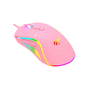 MOUSE GAMER RGB RETROILUMINADO 7200DPI 6 BOTONES USB ROSADO HAVIT (copia)