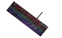TECLADO GAMER MECANICO CON NUMERICO RGB MULTICOLOR RESISTENTE USB ABS
