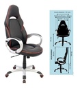 SILLA GAMER DE GAMER MC LAREN BASE NYLON / ESPALDAR Y ASIENTO EN CUERO SINTETICO