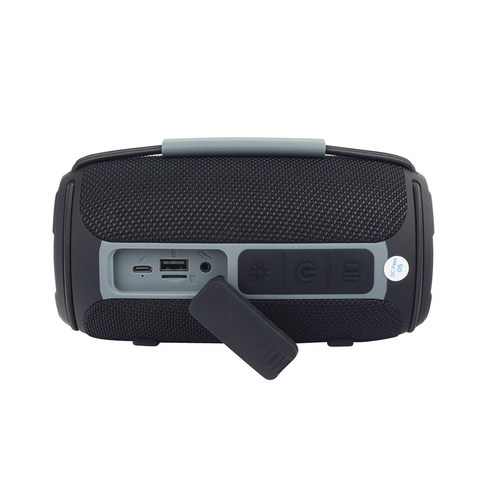 PARLANTE BAFLE BLUETOOTH 16W NEGRO 1500MAH RGB 3.5M MICRO SD USB FM TWS TG657