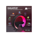 PARLANTE RGB GAMER V INVERSA BLUETOOTH RELOJ BATERIA 3W CARGA INALAMBRICA 15W