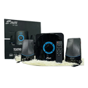 TEATRO EN CASA PARLANTES JYR 100W BLUETOOTH CLASE D 2.1 NEGRO AZUL USB BAJO BASS