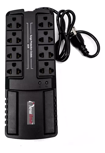 REGULADOR DE VOLTAGE PC8 1000VA 8 TOMAS NEWLINE 320W PROTECTOR