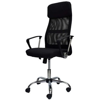 SILLA DE OFICINA GERENCIAL EMPIRE NEGRO LK-2296