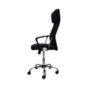 SILLA DE OFICINA GERENCIAL EMPIRE NEGRO LK-2296