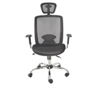 SILLA DE OFICINA CON APOYO LUMBAR Y BRAZOS GRADUABLES ROMA