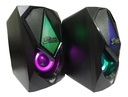 PARLANTES SPEAKERS 2.0 6W JYR J5200 USB 7 COLORES LED