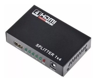 MULTIPLICADOR SPLITTER HDMI, 1 ENTRADA X 4 SALIDAS, 1080 1X4