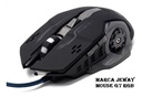 MOUSE OPTICO LED USB 6 BOTONES GAMER DPI 2400 ERGONÓMICO