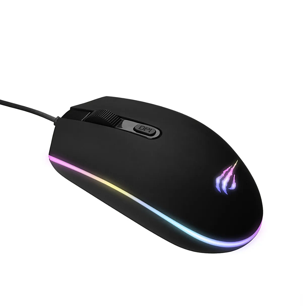 MOUSE GAMER GAMING RETROILUMINADO RGB HAVIT MS1003 NEGRO