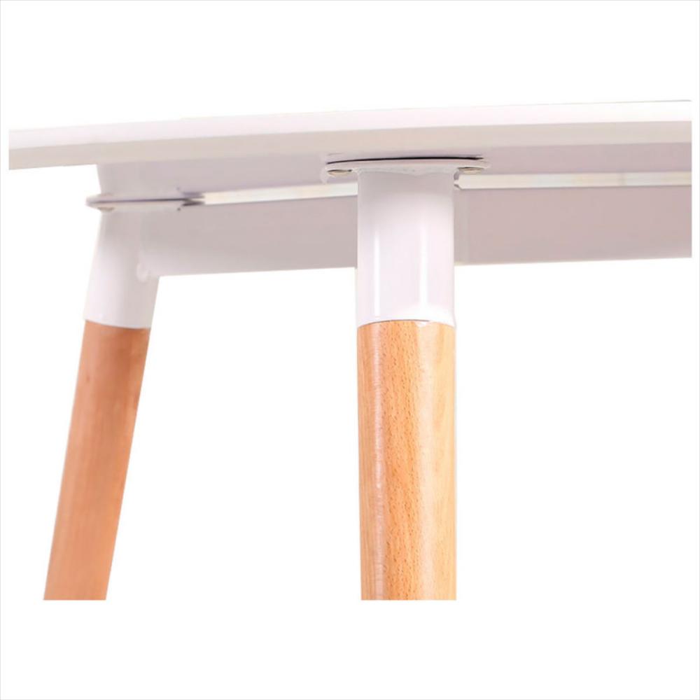 MESA COMEDOR REDONDA EAMES EN MADERA MODERNA 80 X 80 X 73