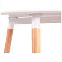 MESA COMEDOR REDONDA EAMES EN MADERA MODERNA 80 X 80 X 73