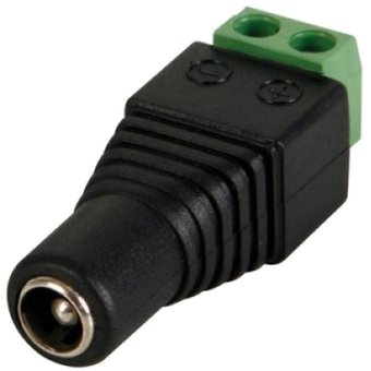 BORNERAS HEMBRA PARA CCTV CORRIENTE 12V