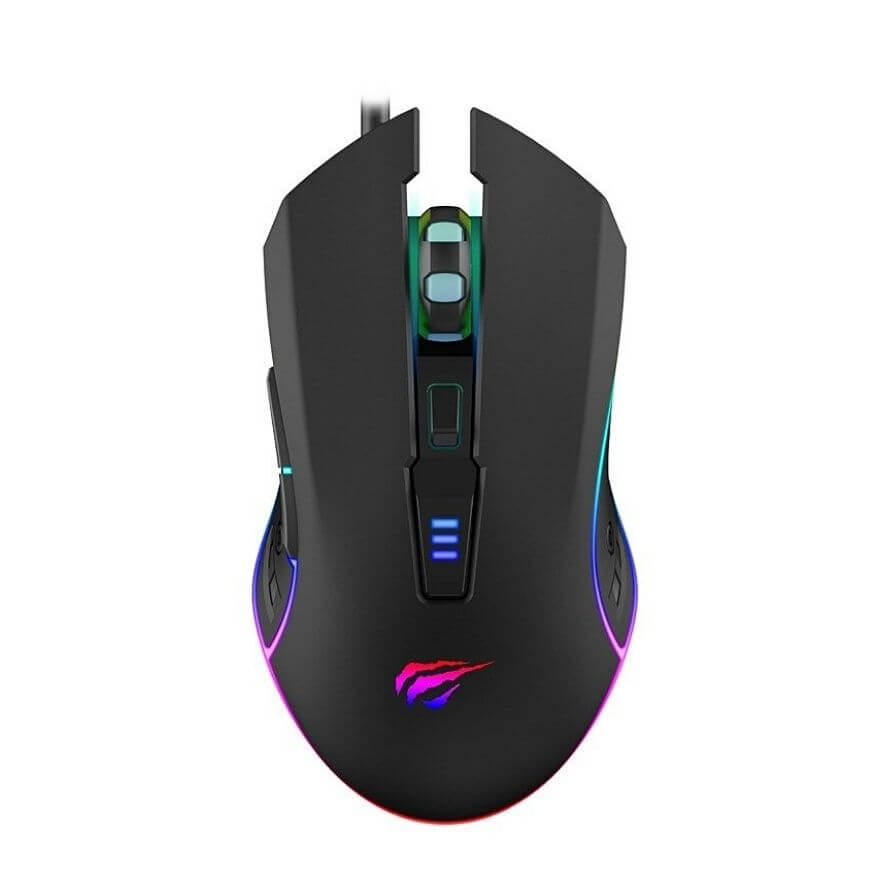 MOUSE GAMER GAMING RGB MS1018 7 BOTONES 3200DPI