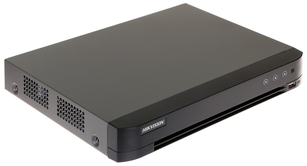 DVR 4 MEGAPIXEL / 4 CANALES TURBOHD + 2 CANALES IP / 1 BAHÍA DE DISCO DURO / 1 CANAL DE AUDIO