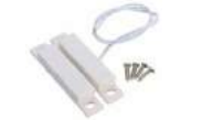 CONTACTO MAGNETICO PARA PUERTAS DE MADERA NORMALMENTE CERRADO COLOR BLANCO 64*19*12,8MM