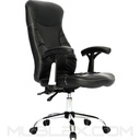 SILLA PARA OFICINA EJECUTIVA EN CUERINA RECLINABLE GIRATORIA BELGRADO