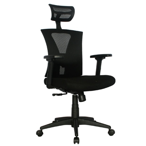 SILLA OFICINA MALLA NEGRA GIRATORIA ERGONOMICA ESCRITORIO PC SHANGHAI