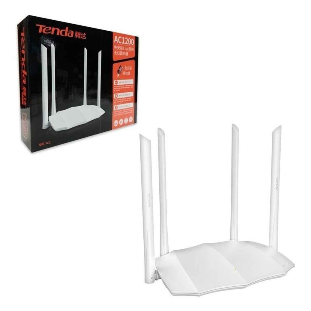 ROUTER AC1200 DOBLE BANDA TENDA AC5