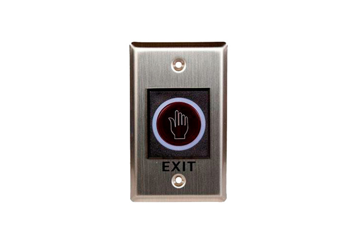 BOTON NO TOUCH METALICO RECTANGULOR