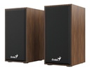 PARLANTES GENIUS SP - HF180 MADERA 6 WATTS 3.5 MM USB