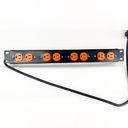 MULTITOMA PARA RACK 8 SERVICIOS + TORNILLOS M6 DE MONTAJE