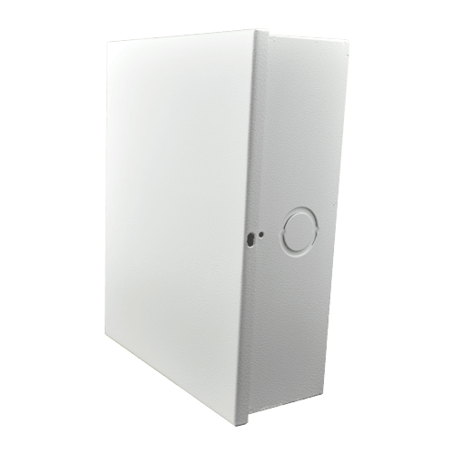 CAJA METALICA DIMENSIONES 28 x 28 x 7.6 cm