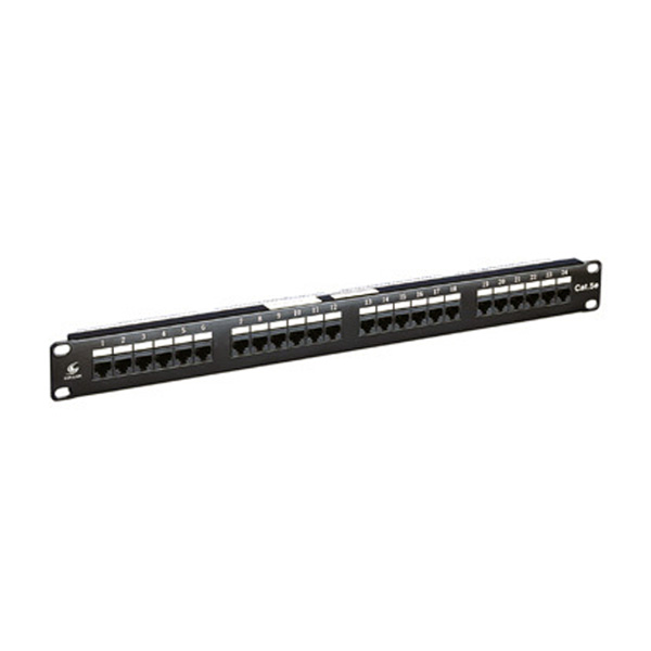 PATCH PANEL DE 24 PUERTOS CATEGORIA 5E METALICO SURLINK