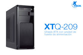 CHASIS ATX CON FUENTE DE ALIMENTACION XTECH|XTQ-209
