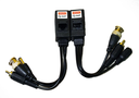 BALUM RJ45 SAT AUDIO, VIDEO Y CORRIENTE PARA CCTV RED