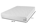 COLCHON DE RESORTES DE 100 X 190 ALCOLCHONADO 23 CM DE GROSOR