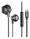 AUDIFONOS CABLEADOS CONTRARUIDO TIPO C GRIS