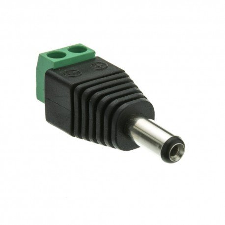 BORNERA MACHO PARA CCTV CORRIENTE 12V