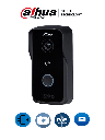 INTERCOM IP NEGRO 1/4" 1MP CMOS FOV 107° 1 BOTON IP65 12VDC/POE SIP